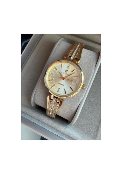 Rym-1043 Quartz Kadın Kol Saati - Su Geçirmez - Kasa Ve Kordon Çelik - 2 Yıl Garanti Gold Sarı