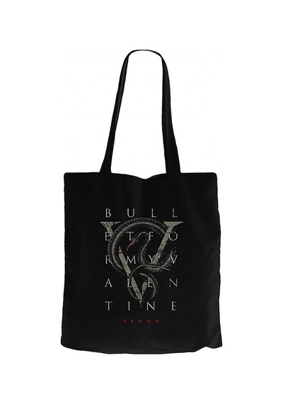 Bullet for My Valentine Venom Siyah Kanvas Bez Çanta Siyah