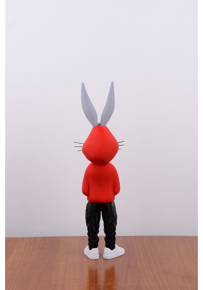 Bugs Bunny Figürü - Özel Tasarım 36 Cm Kırmızı - 693893309