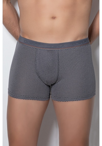 Dorea 2 Adet Erkek Desenli Gri Boxer (443033606)