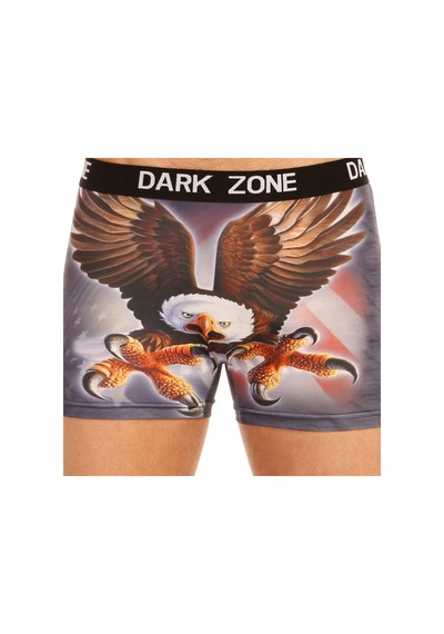 Darkzone Kartal Desenli 3D Erkek Boxer - Dzn1013 Çok Renkli