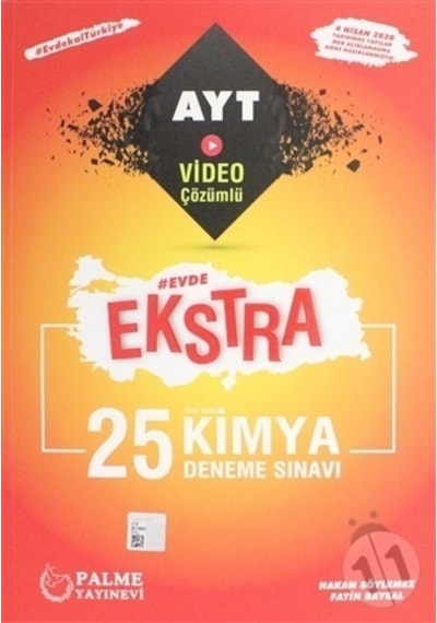 Palme Yks Ayt Ekstra Kimya 25 Deneme Sınavı