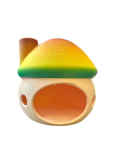 Akvaryum Dekoru Renkli Balık Yuvası 8x8 Cm Suya Batan Model Yuva-0808-01, One Size