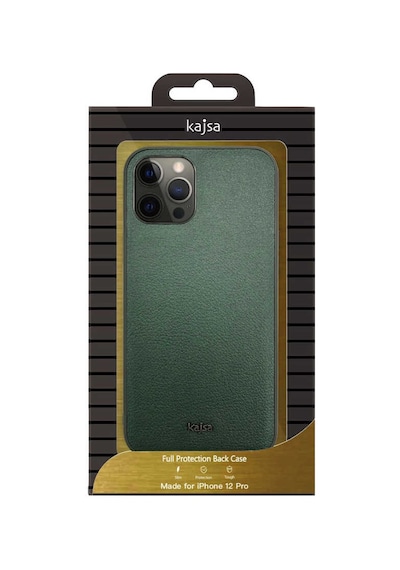 Kajsa Apple Uyumlu iPhone 12 Pro Kılıf Kajsa Luxe Collection Hakiki Deri Kapak ZORE-216616