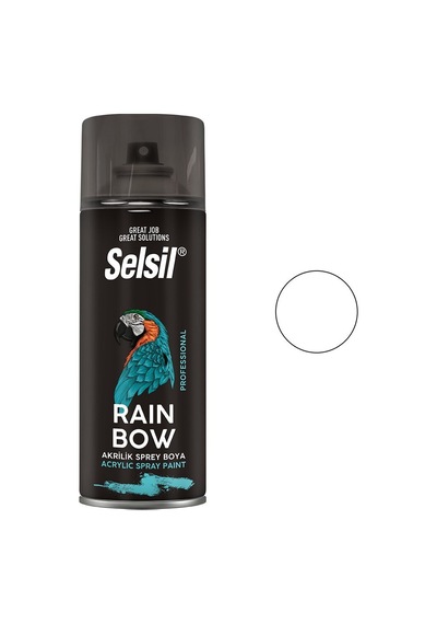 Selsil Tab-407 Beyaz Sprey Boya 400ml- 12'li Paket