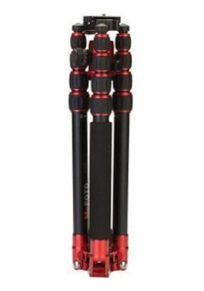 Benro Mefoto A1350Q1R Roadtrip Aluminum Travel Tripod Kit (Red)
