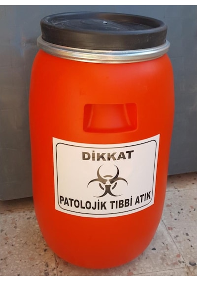 Patolojik Atık Fiçisi 60 Lt