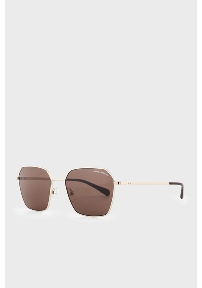 Armani Exchange Asimetrik Güneş Gözlük Kadın Gözlük 0ax2062s 611013 54 Altın