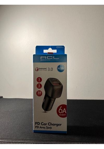 Acl Ac-85 Pd Quick Charge 3.0 Usbx2 6a 36 Watt Araç Içi Şarj Aleti