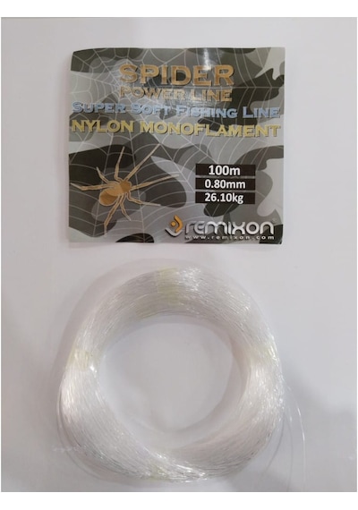 Remixon Spider Serisi 0,80 Mm 100 Mt Monofilament Misina 26,10 Kg