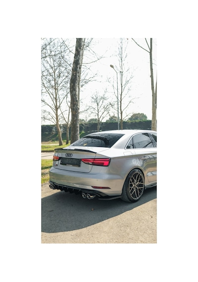 Audi A3 8v Sedan 2016-2020 Bagaj Spoilerı Sportif Arka Tasarım & Premium Görünüm