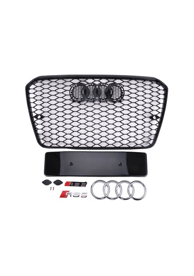 Autogp Audi A5 Rs5 Ön Panjur Izgara 2012 / 2015 B8 Siyah Agp-sm-2013-54