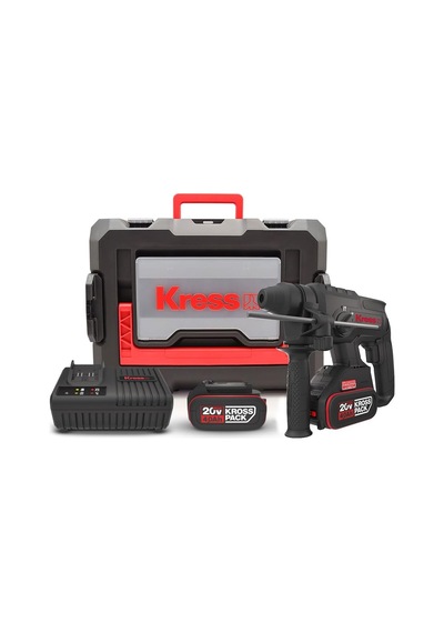 Ku390.4 20volt 4.0ah. 2.0j Li-ion Çift Akülü Şarjlı Kömürsüz Profesyonel Sds-plus Pnömatik Kırıcı/delici