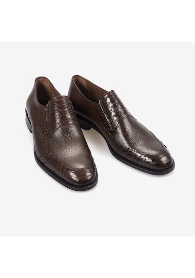 Mocassini Erkek Klasik Ayakkabı 9384 Kahve