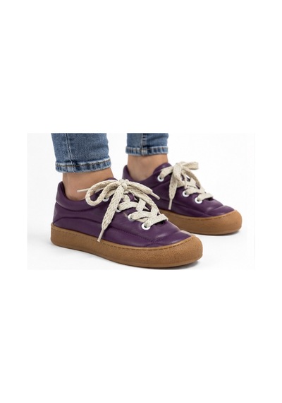 N Napa Shoe Np.7809.mor Deri Sneaker