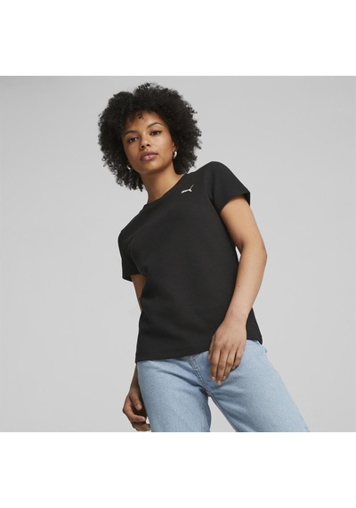Puma Her Structured Tee Kadın T-Shirt - Siyah
