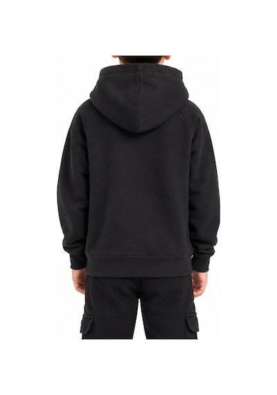 TOMMYLIFE Tommy Life Erkek Garson Çocuk Kapüşonlu Siyah Sweatshirt 11324