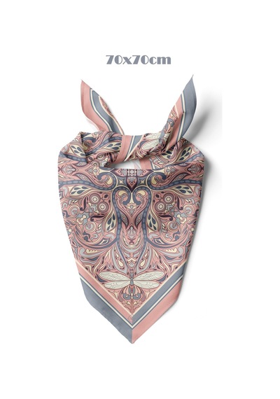 Serenıty Desen 70 70cm Bandana/fular Çok Renkli