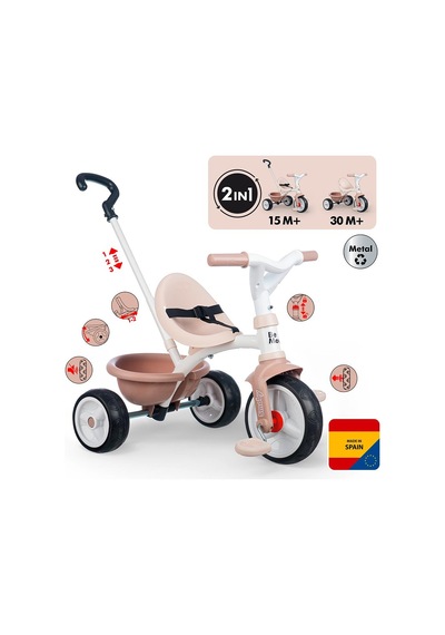 Smoby Be Move Üç Tekerlekli Bisiklet - Bej 740338 Bej