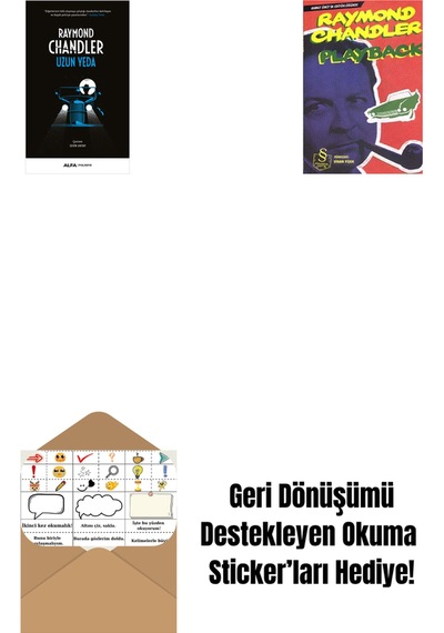 Uzun Veda + Playback Cep Boy + Okuma Sticker'ları