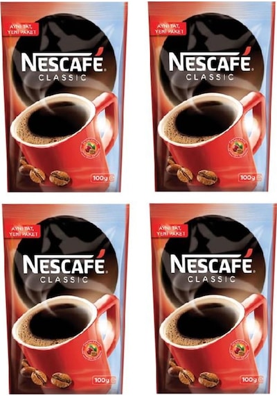 Nescafe Classic Hazır Kahve 4 x 100 G