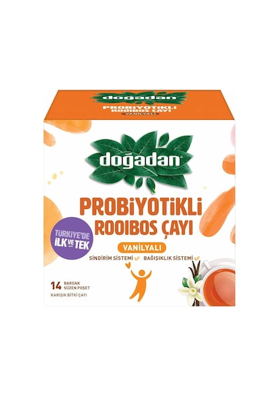 Doğadan Rooibos Vanilyalı Probiyotikli Poşet Çay 14'lü