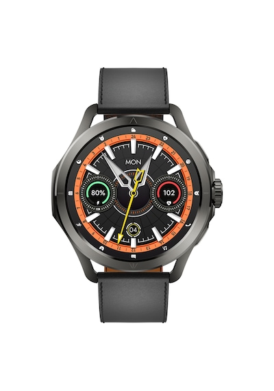 Kalobee Sk44 Business Amoled Ekran 3 Kordonlu Akıllı Saat İphone & Android Uyumlu,48 Mm Siyah