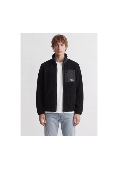 Jack & Jones Jack&jones 12299491 Jjesoho Teddy Jacket Aw26 Black Erkek Ceket Siyah