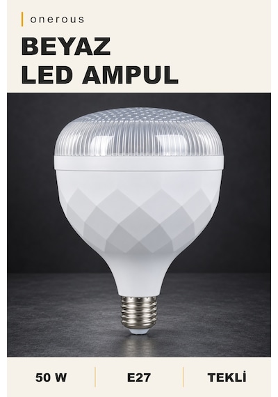 Onerous 50w E27 Beyaz Led Ampul