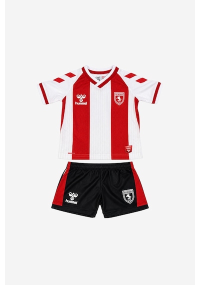 26/27 Hummel Samsunspor Çubuklu Bebek Takımı Kırmızı - Beyaz