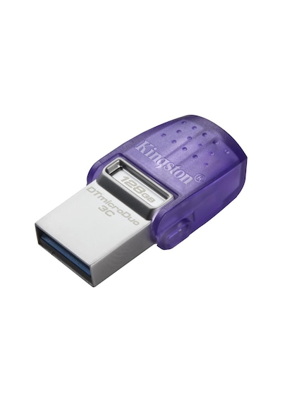 Kingston DTDUO3CG3-128GB DataTraveler microDuo 3C 200MB-s dual USB-A + USB-C Flash Bellek