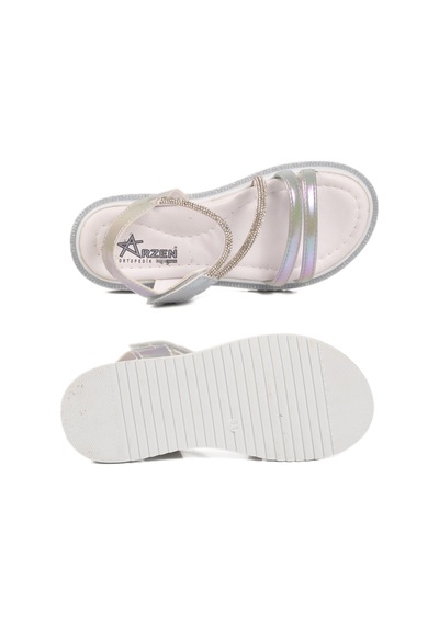 Arzen 26a94 F Gri-simli Kız Çocuk Sandalet