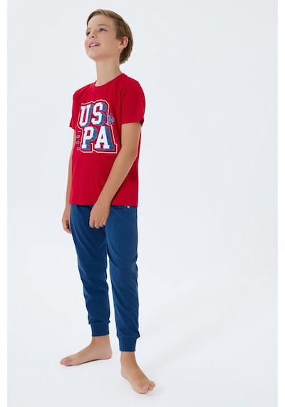 U.S. Polo Assn. U.s. Polo Assn. Erkek Çocuk Kırmızı Pijama Takım Us2410-c-v2