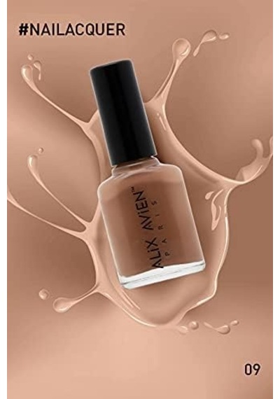 Nude Oje 09 - Yüksek Pigmentli Uzun Süreli Kalıcılık Hızlı Kuruma - Nail Lacquer 09