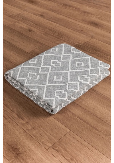 Arya Vl Çift Taraflı,katlanabilir,yıkanabilir,yüksek Kalite Pamuk Salon,oturma Odası,balkon Kilim Krem-gri 3