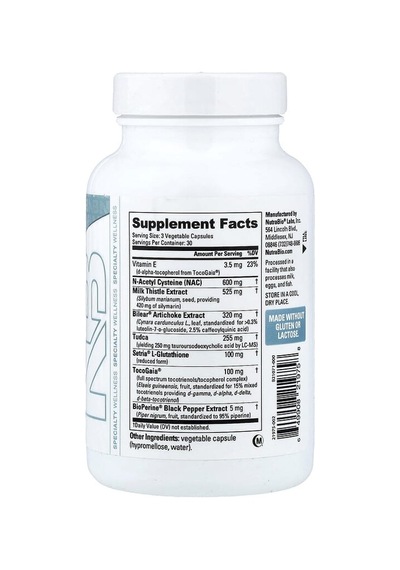 Nutrabio, Liver, 90 Capsules