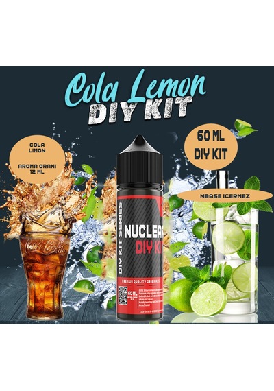 Nuclear 60 Ml Dıy Kit Cola Lemon Gıda Aroma 12 Ml Aroma İçerir