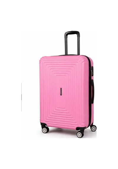 Polo&sky Altuğ Model Pembe Renk 3'lü Abs Valiz Seti Kabin - Orta - Büyük