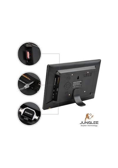 10 İnç Dijital Fotograf Çerçevesi Led Hd Ekran Usb/sd Mp3/mp4 Çalar Video Oynatma Uzaktan Kumandalı