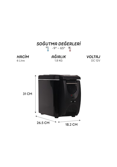 Icepeak Ly0506 Minichıll Buzdolabı 6 Litre