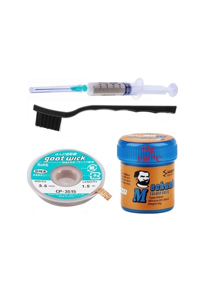 Mchanc Krem Lehim Solder Paste 138 C Sn42bi58 42g Flux Lehim Toplama Cp-3515 Lehim Emme Teli 3,5 Mm,,