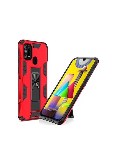 Samsung Galaxy Uyumlu M31 Kilif Miknatisli Standli Silikon Kapak 426895986
