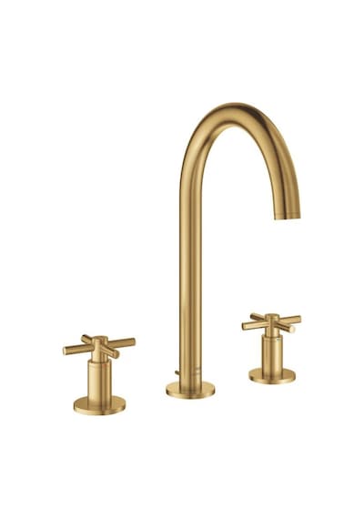 Grohe Atrio 20643GN0 Üç Delikli 1/2 L-Boyut Lavabo Bataryası Altın