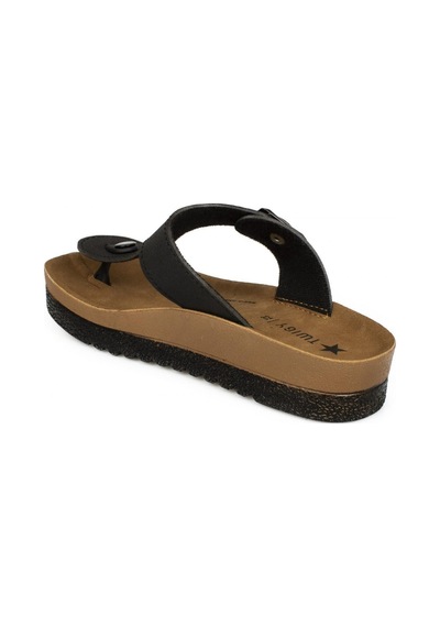 Twigy Ss1060f Tw Aris Parmak Arası Siyah Çocuk Terlik-1574 Ss1060 Siyah