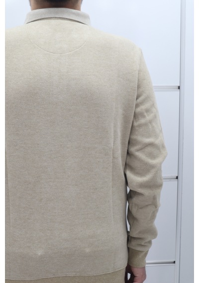 Santa Dmctekstil Erkek Desenli Spor Kesim Normal Kalıp Polo Yaka Selanik Kumaşlı Kışlık Kazak Koyu Bej Santa Dmctekstil Erkek Desenli Spor Kesim Normal Kalıp Polo Yaka Selanik Kumaşlı Kışlık Kazak Koyu Bej