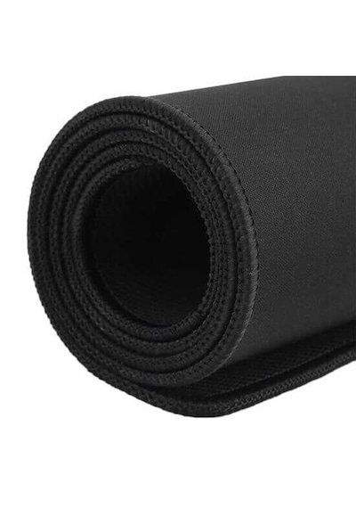 Baskısız 90x30 Cm. Oyuncu Mousepad Kaymaz Taban Mouse Pad - Siyah