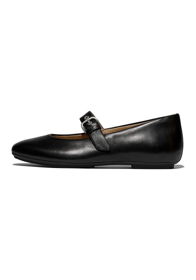 090 All Black Babet Kadın E3d-090 / D07 Fitflop Delıcato Soft Leather Mary Janes 090 All Black