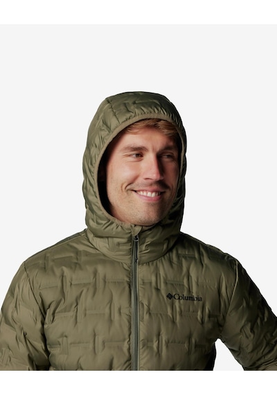 Columbıa Delta Rıdge Iı Down Hooded Jacket Erkek Mont 2086222-397 Yeşil