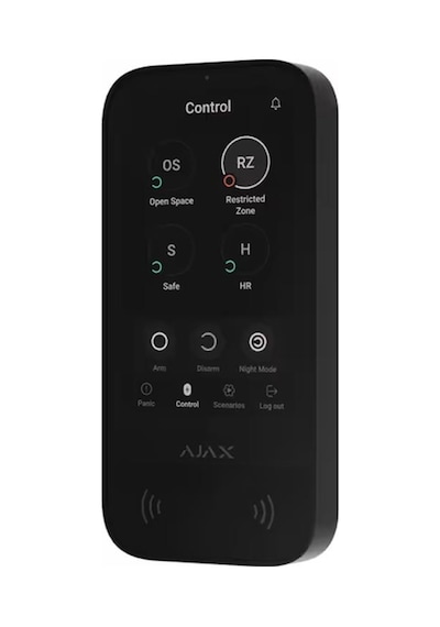 Ajax Keypad Touchscreen Dokunmatik Ekranlı Tuş Takımı Siyah