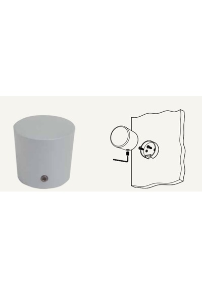 Kabin Kapı Tokmağı Tek 13-18Mm 658.10 Metalik